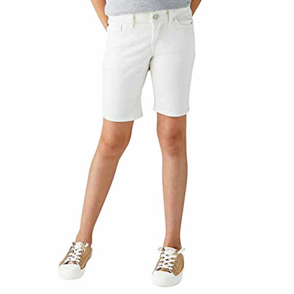 Vigoss White Denim Bermuda Short 6-7