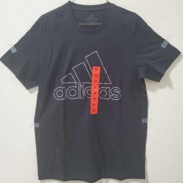 Adidas Black tshirt Embroidered Logo Medium